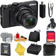 Nikon COOLPIX S9900 Digital Camera with 30x Optical Zoom and Built-In Wi-Fi (Black) + Case+64 GB Card+Reader +...