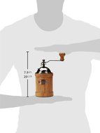 3E Home 23-2400 Hand Crank Manual Canister Stainless Steel Burr Coffee Grinder Mill,Stainless Steel Top and Solid... N7
