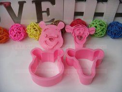 1 Set Cute Laughed Tiger Winne Bear Design Baking Cookie Fondant Cake SugarCraft Biscuit Chocolate Clays DIY Modelling... N2