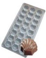 Polycarbonate Shell 1 Chocolate Mold, 24 Cavities