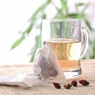 Leegoal (TM) Disposable Drawstring Seal Filter Empty Paper Tea Bags (White,M Size,Set of 100) N9
