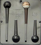 Microphone Lollipop Chocolate Candy Mold 3325