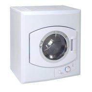 Traditional Style Automatic Clothes Dryer, White