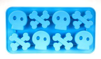 Silicone Skull and Cross Bone Shape Mold/tray - Good for Baking, Cooking and Molding!!! N3