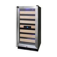 Vinotemp VNTVT-26SB-ID 26-Bottle Wine Cooler with Interior Display