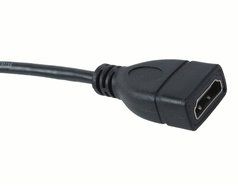 Monoprice 6inch 34AWG High Speed HDMI Cable With Ethernet - HDMI Micro Connector male to HDMI Connector female... N3