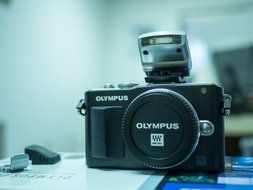 Olympus PEN E-PL3 12.3 MP Interchangeable Lens Camera Body Only (Black)