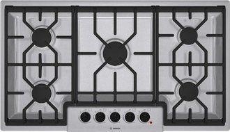 NGM Series 36" Gas Cooktop Finish: Stainless Steel