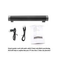 ELlight Bluetooth Small Sound Bar 3.0 Channel 15.7in 10W(2X5W) Wireless Subwoofer Stereo Speaker,Silver