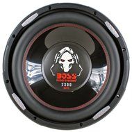 Boss P126DVC 12" 2300 Watt Car Subwoofer + Hatchback Sub Enclosure Box N3