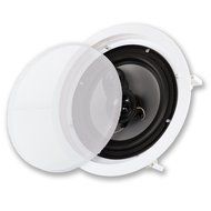 Acoustic Audio CS-ic83 8-Inch Round 3 Way Speaker (White)