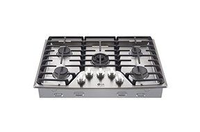 LG Studio LSCG307ST Gas Cooktop with 5 Sealed Burner Burners, Griddle, in Stainless steel N4