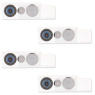 Blue Octave LLCR6 In Wall 3 Way Speaker Dual 6.5" Home Theater Surround 4 Speaker Set N3