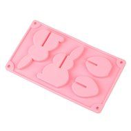 Ckeyin 2pcs Rabbit Shaped Mold Silicone Chocolate Mold Biscuits Fondant Baking Tools N2