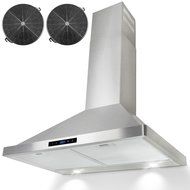 AKDY 30" Wall Mount Ventless Range Hood N3