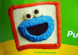 Williams-Sonoma 123 SESAME STREET PULL-APART Block Cake Pan with COOKIE MONSTER, GROVER, BIG BIRD, BERT, ERNIE... N4
