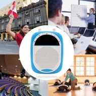 Xcellent Global Portable 10W Rechargeable Voice Amplifier with Waistband Headset &amp; Belt Clip, Support MP3 Player... N3
