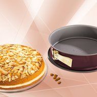Dr.Oetker Spring form "Back-Liebe" With Leak-proof Base, O10.24", Red-Silver
