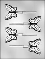 CK Products 2-3/4-Inch Thick Butterfly Sucker Chocolate Mold