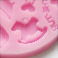 F0488 Bear Bottle Baby Silicone Cake Mould Fondant Mould Soap Mould