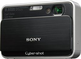 Sony Cybershot DSC-T2 8MP Digital Camera with 3x Optical Zoom (Black) N7