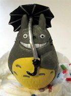 TOTORO 12 Piece Birthday CUPCAKE Topper Set Featuring Chu Totoro, Chibi, Catbus and Other Totoro Characters, Themed...