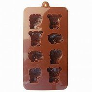 Sher Fashion DIY Eco-Friendly Silicone Chocolate Cake Tools Barware Kitchen