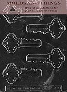 KEYS chocolate candy mold &copy; Molding Instruction + Set of 2