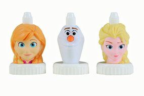 good2grow spill-proof bottle toppers 3-pack - Frozen - Anna, Olaf &amp; Elsa