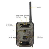 Hillside Fire SMS/MMS/GPRS/SMTP/FTP Scouting Wildlife Hunting 12MP HD Digital Camera Trail Game 940nm IR LED Video...