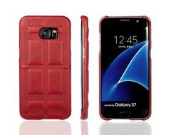 SAMSUNG GALAXY S7EDGE CASE ,Aroko Phone Case, Handmade Pu Leather Hard S7edge Only! Phone Case, Fashion Genuine... N35