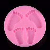 Y&amp;XL&amp;H Fashion DIY Eco-Friendly Silicone Feet Style Cake Decoration Tools Barware Kitchen