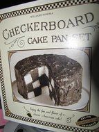 Williams Sonoma Chicago Metallic Checkerboard Cake Pan Set - 4 Piece N2