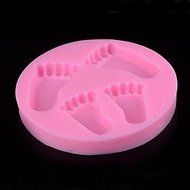 Y&amp;XL&amp;H Fashion DIY Eco-Friendly Silicone Feet Style Cake Decoration Tools Barware Kitchen N2