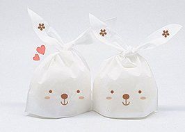 ONOR-Tech 50 PCS Lovely Cute OPP Cookie Bakery Candy Biscuit Treat Gift DIY Plastic Bag (Style-2) N19