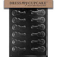 Dress My Cupcake Chocolate Candy Mold, Guitar Pieces