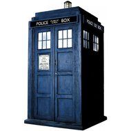 TARDIS Doctor Who Edible Image Cake topper Birthday Decoration sugar sheet Dr. Who police box party