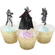 Star Wars Theme Party Decorative Cupcake Topper for Kids Birthday Party N4