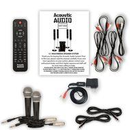 Acoustic Audio AAT1000 Tower 5.1 Speaker System with Bluetooth 2 Mics and 2 Extension Cables N2