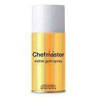 Chefmaster by US Cake Supply 2-Ounce Edible Glitter Gold Spray