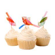 Tonnier - &hearts; Lovely Animals Series &hearts; - Zoo Set of 24 Pieces - Cake and Cupcake Toppers, Decoration N2