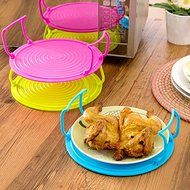 Bluelover Multifunction Microwave Oven Steam Rack Double Layer Insulating Plate N6