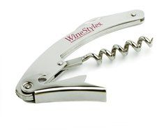 Curve Stainless Steel Waiter's Corkscrew by True N6