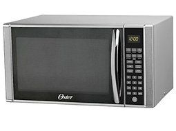 OSTER OGT41103 1.1 Cube Microwave Oven, Stainless Steel
