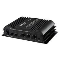 Robolife 2.1 Channel Mini Hi-Fi Stereo Bass Output Power Amplifier Black US Plug