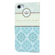 iPhone 7 Case (4.7 inch) - Wallet Folio Flip Premuim PU Leather Case Colorful Print Design with Stand Magnetic... N27