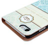 iPhone 7 Case (4.7 inch) - Wallet Folio Flip Premuim PU Leather Case Colorful Print Design with Stand Magnetic... N28