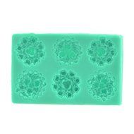 MuLuo Silicone Flowers Fondant Mould Cake Chocolate Candy Baking Tools N2