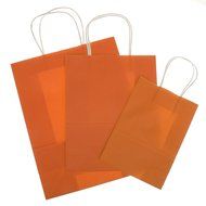 Bright Paper Party Gift Bags With Handles Birthday Wedding Loot Candy Shopping Retail Bag Pouches - Brown, 22... N12