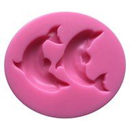 Karen Baking The Shape Of Dolphins Design 3 D Silicone Mold Chocolate Fudge Cake Decorating Tools N3